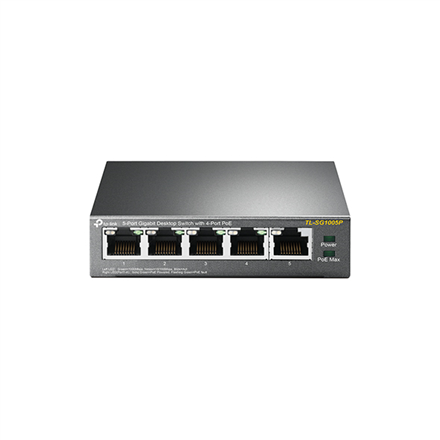5-PORT GIGABIT DESKTOP SWITCH/WITH 4-PORT POE IN - Image 5