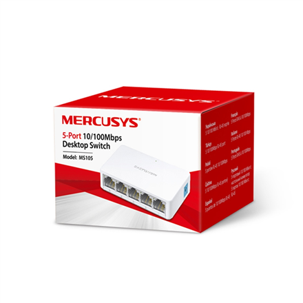 MERCUSYS DESKTOP SWITCH 5PORT MS105 - Image 2
