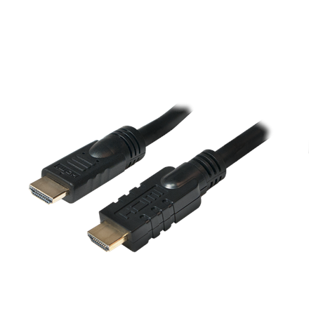 CABLU video LOGILINK, HDMI (T) la HDMI (T), 25m, conectori auriti, rezolutie maxima 4K UHD (3840 x 2160) la 30 Hz, negru, "CHA0025" (timbru verde 4.00 lei)