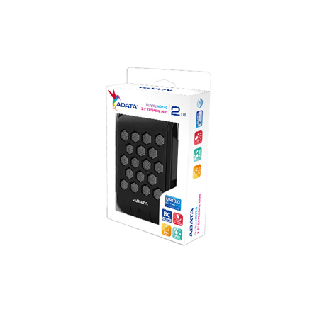 External HDD|ADATA|HD720|AHD720-2TU31-CBK|2TB|USB 3.1|Colour Black|AHD720-2TU31-CBK - Image 5