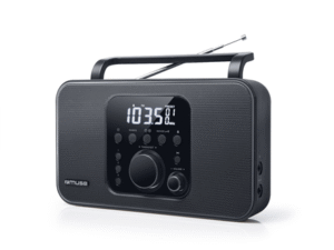 Muse | Radio | M-091R | Alarm function | AUX in | Black
