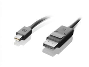 Lenovo - DisplayPort-kabel - Mini DisplayPort (hane) till DisplayPort (hane) - 2 m - f�r ThinkCentre M75t Gen 2, ThinkPad P51, ThinkStation P330 Gen 2, P34X, P350, P520, P620