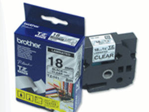 Brother TZe-141 - Standardlim - svart p� klar - Rulle (1,8 cm x 8 m) 1 kassett(er) bandlaminat - f�r Brother PT-D600, P-Touch PT-1880, D450, E310, E550, E800, P900, P-Touch Cube Plus PT-P710