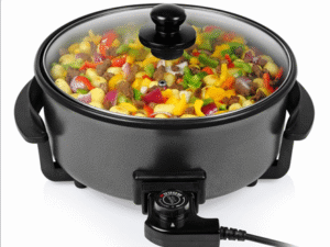 Tristar | Multifunctional grill pan XL | PZ-9135 | Diameter 30 cm | Grill | 1500 W | Lid included | Fixed handle | Black
