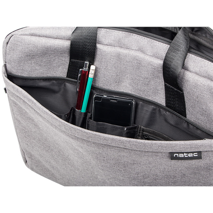 NATEC Mustela notebook bag 15.6’ grey - Image 4
