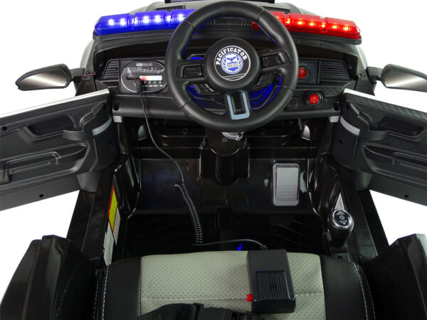 Electric Ride-On Car Police BBH0007 Black - Image 2