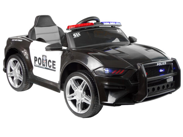 Electric Ride-On Car Police BBH0007 Black - Image 6