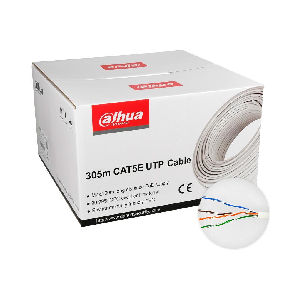 Commutator DAHUA CABLE CAT5E UTP 305M WHITE/PFM920I-5EUN
