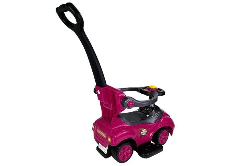 Toddlers Ride On Push Along with Parent Handle Mega Car 3in1 Pink - Image 5