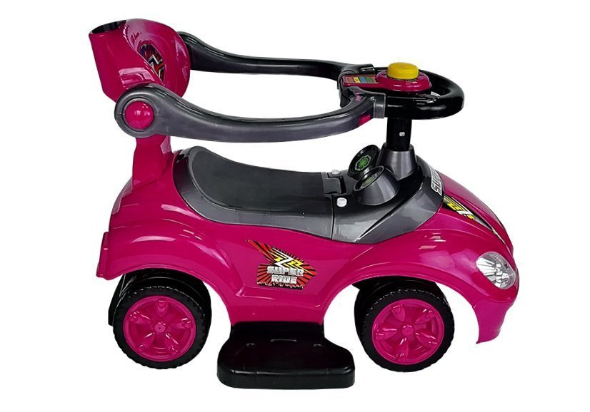 Toddlers Ride On Push Along with Parent Handle Mega Car 3in1 Pink - Image 7