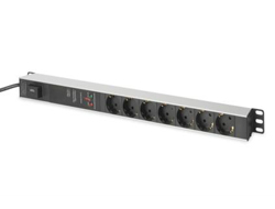 DIGITUS 1U Aluminium PDU Rackmountable