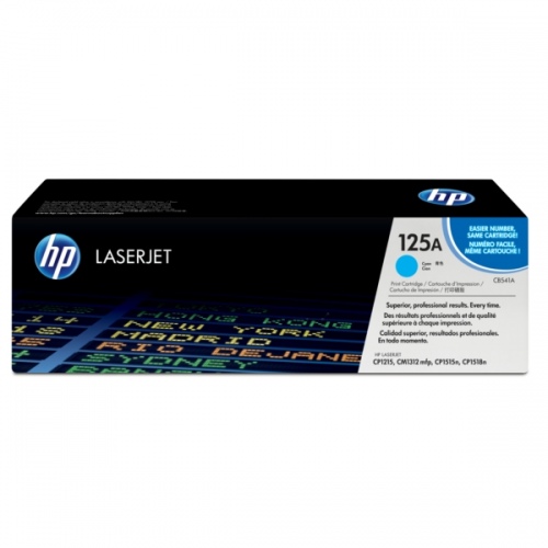 HP 125A original Colour LaserJet Toner cartridge CB541A cyan standard capacity 1.400 pages 1-pack