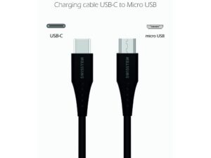 Swissten Basic Universal Quick Charge 3.1 USB-C to Micro USB Charging Cable 1m