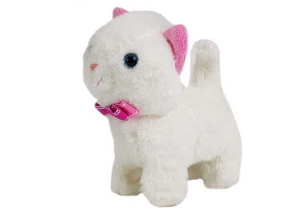 Interactive Cat White Walks and Sings Sound - Image 3