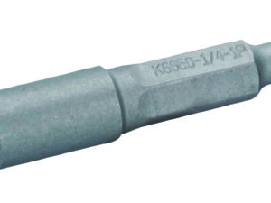 Adapter 1/4" hexagonal male to 1/2" square male 50mm