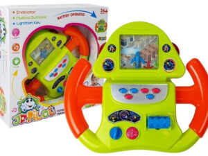 Interactive Flight Simulator Steering Wheel Sound Light Effects