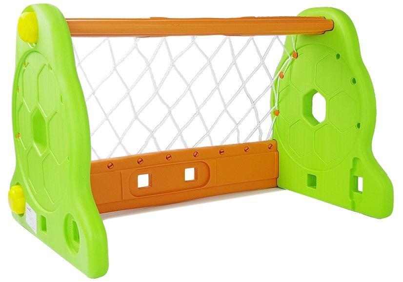 Children's Green and Orange Football Goal - Image 3