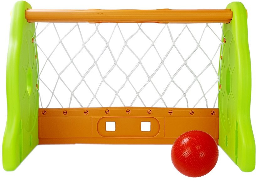 Children's Green and Orange Football Goal - Image 4
