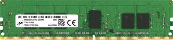 Micron RDIMM DDR4 8GB 1Rx8 3200MHz PC4-25600 MTA9ASF1G72PZ-3G2R
