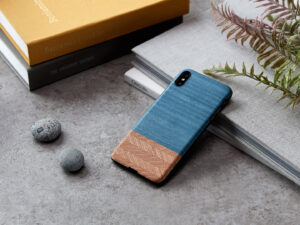 MAN&WOOD SmartPhone case iPhone X/XS denim black