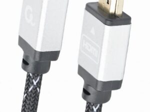 CABLU video GEMBIRD, HDMI (T) la HDMI (T), 3m, premium, conectori auriti, rezolutie maxima 4K (3840 x 2160) la 60 Hz, negru, "CCB-HDMIL-3M" (timbru verde 0.8 lei)