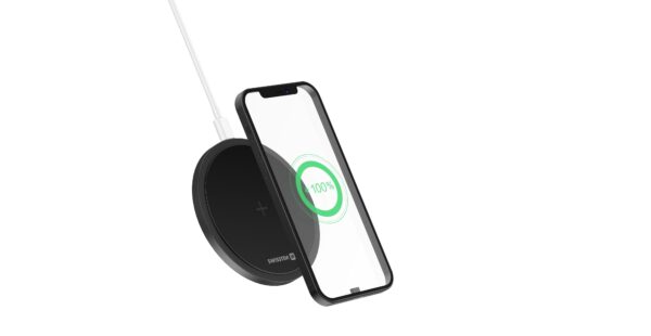 Swissten 15W Wireless charger with USB-C 1.5m cable - Image 3