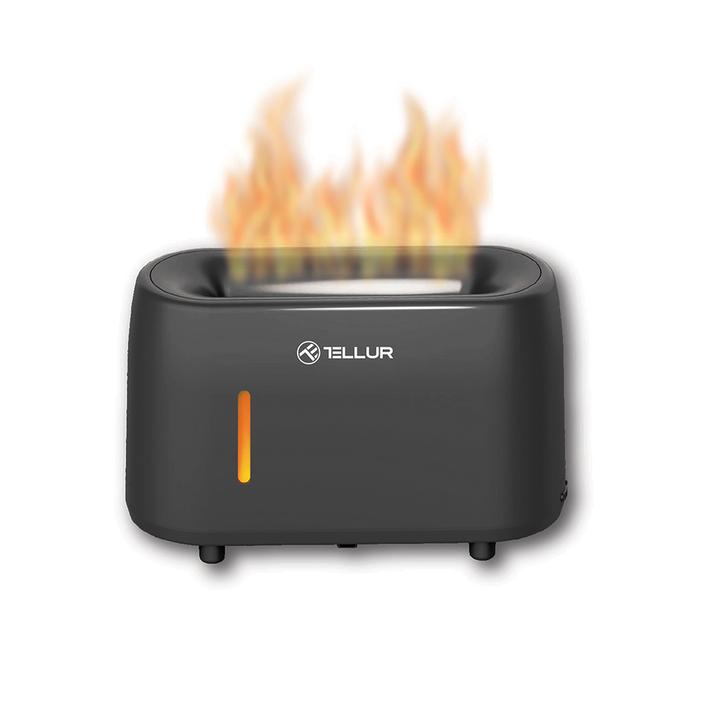 Tellur Flame aroma diffuser 240ml, 12 hours, remote control, grey - Image 7