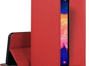 Mocco Smart Magnet Book Case For Samsung Galaxy S21 FE 5G Red