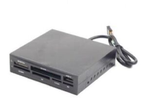 CARD READER intern GEMBIRD, interfata USB 2.0, citeste/scrie: SD, microSD, MMC, MS, XD, M2, CF; metalic, black "FDI2-ALLIN1-02-B" (timbru verde 0.8 lei)