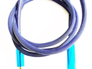 Mocco Textile Premium AUX Cable 3.5 mm -> 3.5 mm 1m Blue