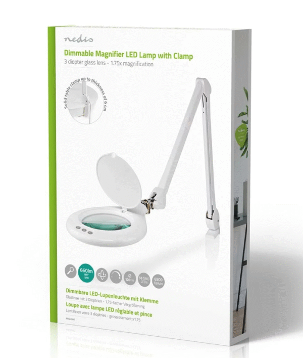 Nedis MAGL3WT Magnifying Table Lamp 3 diopters / 6500 K / 10 W / 660 lm - Image 2
