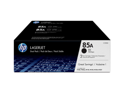 TONER CARTRIDGE 85A BLACK/DUAL PACK