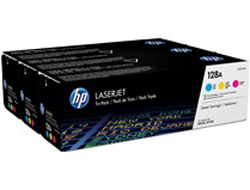TONER CARTRIDGE 128A C/Y/M/TRIPLE PACK