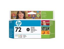 HP 72 PHOTO BLACK INK CARTRIDGE/130 ML WITH VIVERA INK