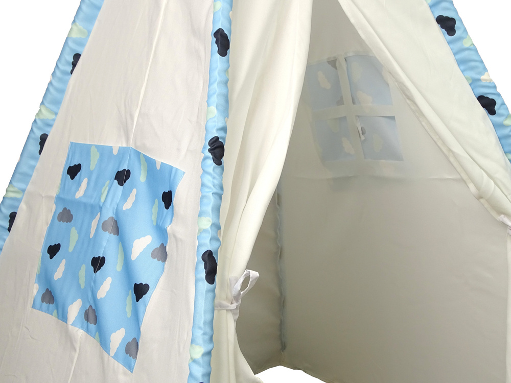 Indian Tepee Tent Playhouse Clouds Waterproof - Image 4