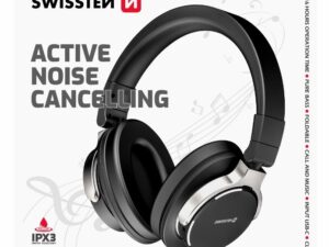 Swissten Jumbo ANC Wireless Stereo Bluetooth Headphones