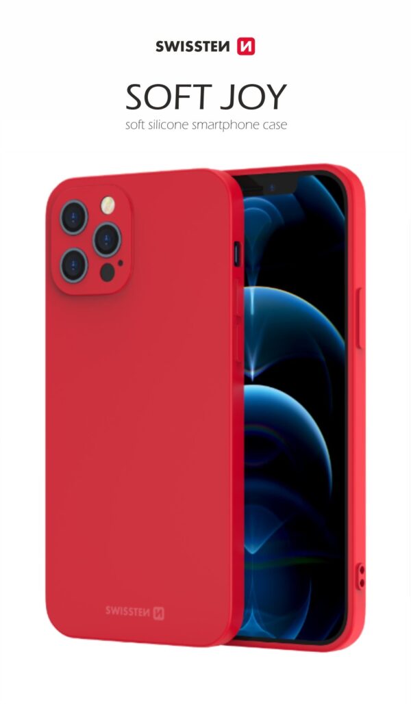 SWISSTEN SOFT JOY CASE FOR APPLE IPHONE 14 PRO RED