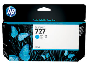 Cartus Cerneala Original HP Cyan, nr.727, pentru DesignJet T1500|T1530|T2500|T2530|T920, 130ml, (timbru verde 0.15 lei), "B3P19A"