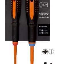 Insulated screwdriver set ERGO™ Combi slim 2 pcs - SL5/PZ1  SL6/PZ2 - 1000V VDE