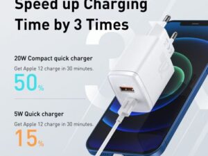 Baseus CCXJ-B02 Travel Charger USB-C 20W