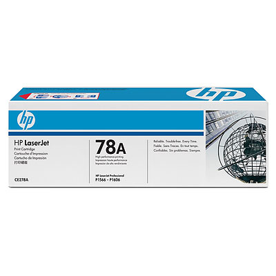 HP tisková kazeta černá pro P1566, P1606w CE278AD double pack originál