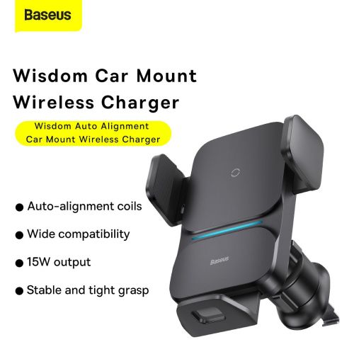 Baseus CGZX000001 Wisdom Wireless Charging Phone Holder - Image 15