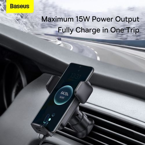 Baseus CGZX000001 Wisdom Wireless Charging Phone Holder - Image 10