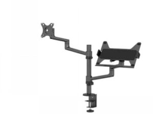 Neomounts DS20-425BL2 mounting kit - full-motion adjustable arm - for LCD display / notebook - black