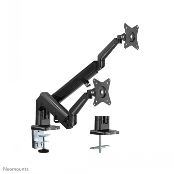 Neomounts DS70-810BL2 - Mont�n� sada (�chyt na st�l) - dvojit� nastaviteln� rameno s pln�m rozsahem pohybu - pro 2 LCD displeje - �ern� - velikost obrazovky: 17"-32" - upevn�n� svorkou, pr�chodka