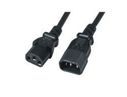 3M POWER CORD C13-C14 - BK/EXTENSION F/M 3 X 1.00/MM