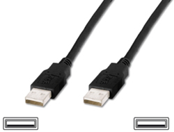 1.8M USB 2.0 A TO A CABLE - M/M/BLACK