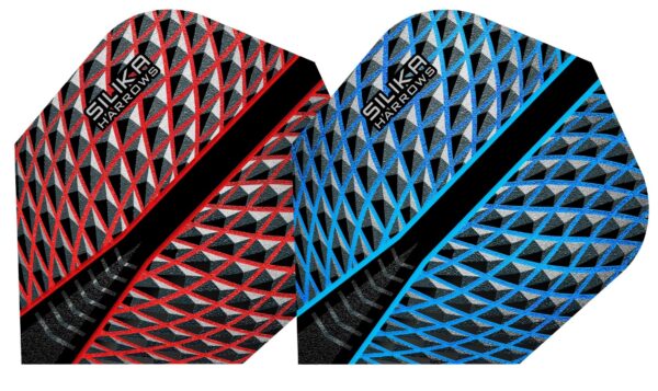 Darts flights HARROWS SILIKA No.6, 3pcs