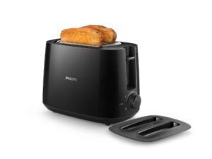 PHILIPS Tosteris, 830W (melns)