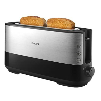 PHILIPS Tosteris, 950W, melns